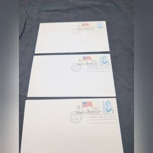 1987 Mary Lyon Massachusetts Vintage First Day of Issue Stamp Envelopes